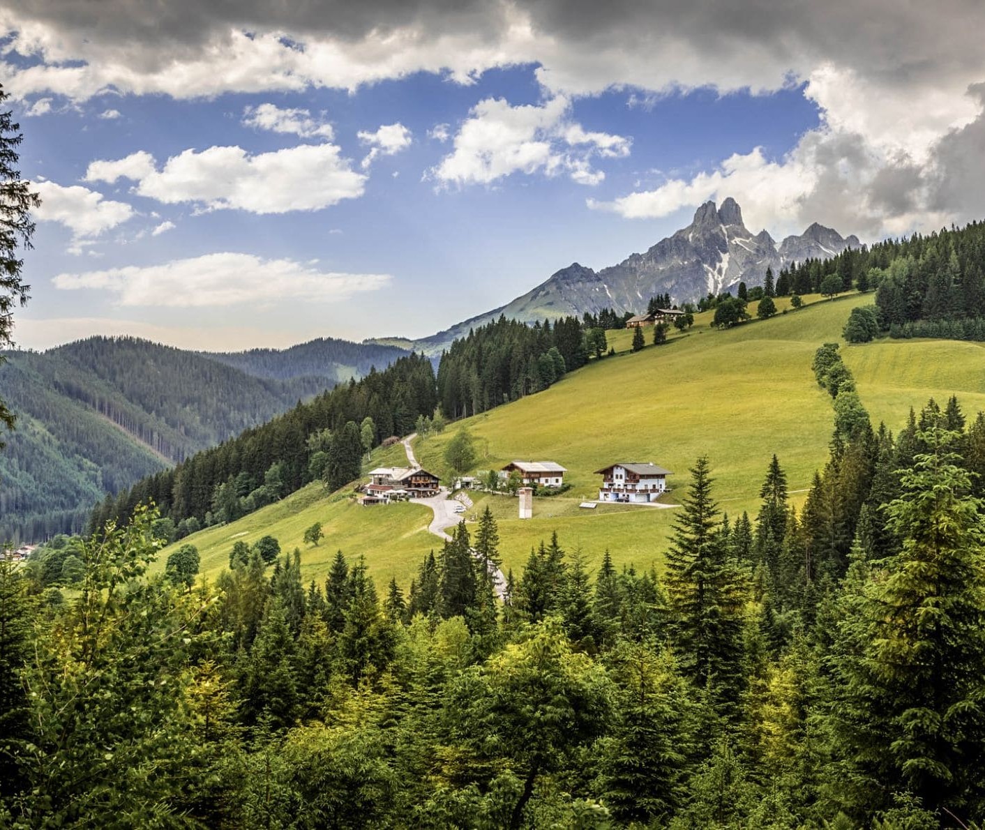 Ferienanlage Reithof, eingebettet in Natur & Berge © Bernd Suppan