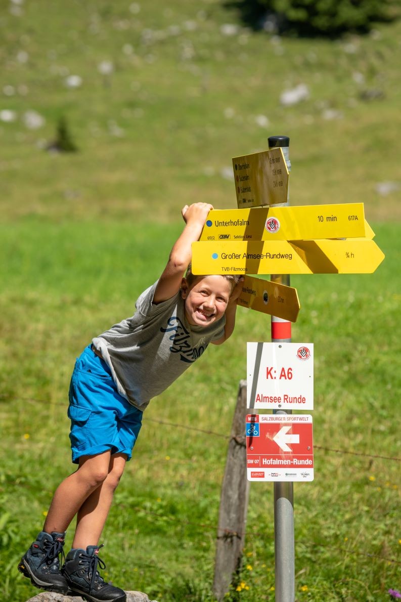 Kind im Hofalmgebiet © LorenzMasser - FilzmoosTourismus