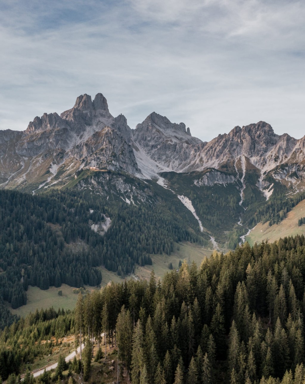 Drohnenaufnahme von der Bischofsmütze in Filzmoos © Matthias Fritzenwallner