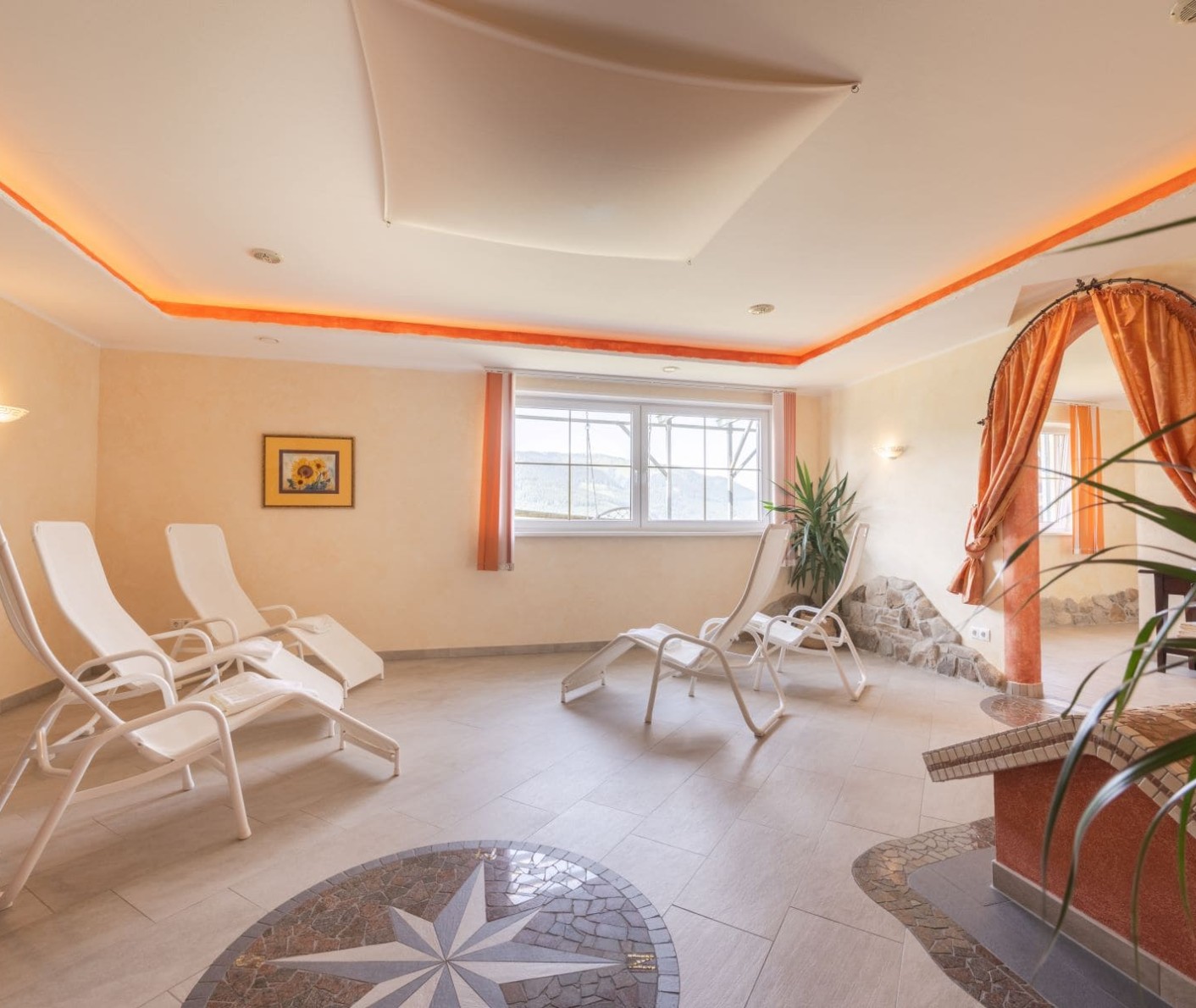 Ruheraum im Wellnessbereich des Reithofs in Filzmoos © Matthias Fritzenwallner