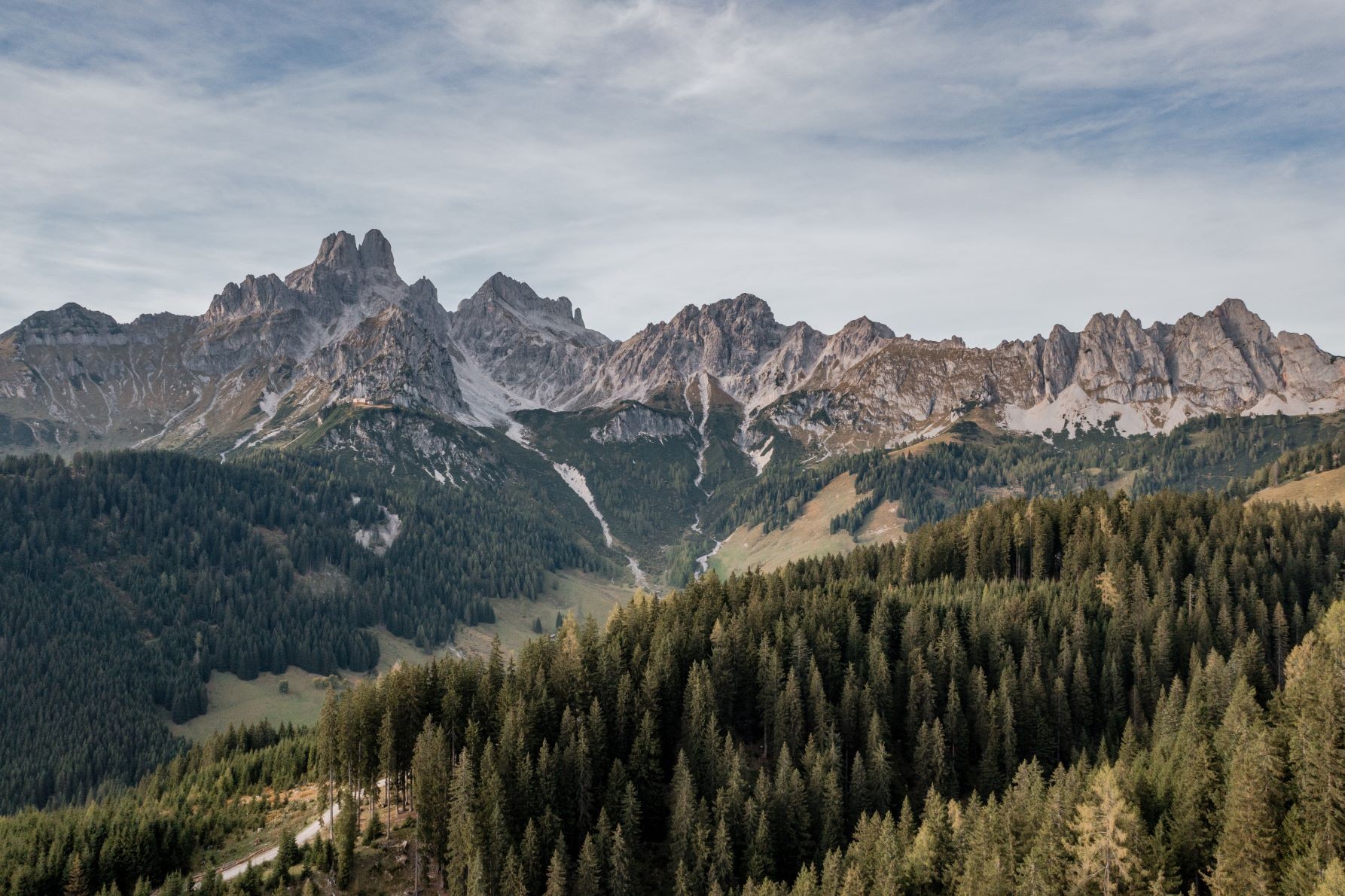 Einzigartiger Blick auf die Bischofsmütze in Filzmoos © Matthias Fritzenwallner