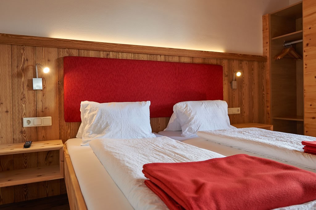 Schlafzimmer im Appartement 1